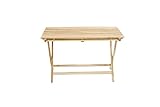 Ploß Outdoor furniture Milford Klapptisch, Eco Teak Natur, 120 x 70 x 75 cm