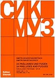 SHOSTAKOVICH - Preludios und Fugen Op.87 Vol.1 (Nr. 1-12) für Klavier