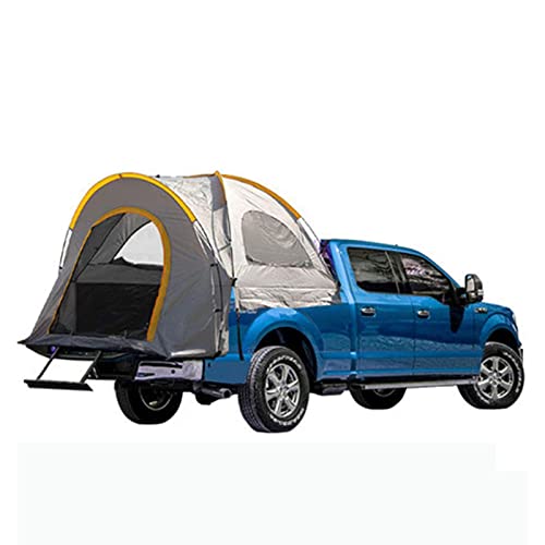 LKW-Ladeflächenzelt mit Regenschutz, wasserdichtes und winddichtes Pickup-Truck-Zelt für 2 Personen, tragbares Doppelschichtzelt für Camping und Wandern, einfach zu montieren