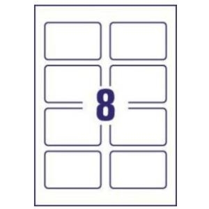 Avery Quick&Clean - Beschichtete Visitenkarten (matt) - weiß - 220 g/m2 - 10 Stck. 8) (C32015-10)