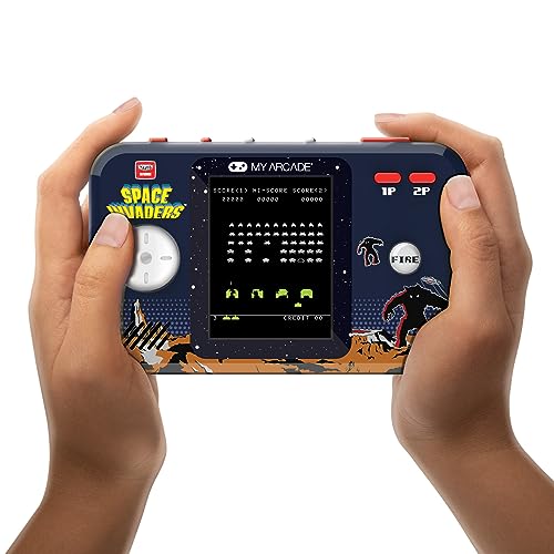My Arcade DGUNL-7006 Space Invaders Pocket Player Pro Handheld Portable Gaming System