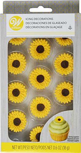 Wilton Sonnenblumen-Zuckerguss-Dekorationen
