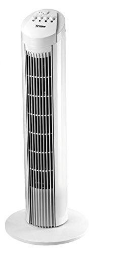 Trisa Electronics Turmventilator Fresh Air, Plastik, Weiss, 14 x 14 x 73.5 cm