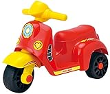 JT-Lizenzen Luna Rutscher Motorroller Roller Kinder Rutschfahrzeug Rot