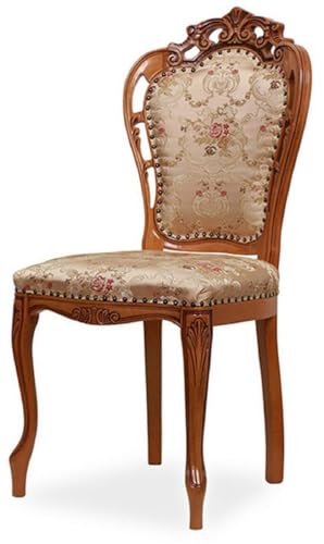 Casa Padrino Luxus Barock Esszimmer Stuhl mit elegantem Muster Gold/Mehrfarbig/Braun - Barockstil Küchen Stuhl - Prunkvolle Luxus Esszimmer Möbel im Barockstil - Barock Möbel