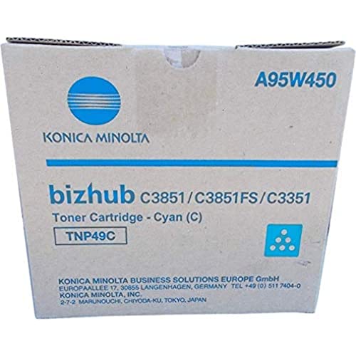 Konica-Minolta Toner TNP-49 Cyan (A95W450) 12k VE 1 Stück für C3351, C3851
