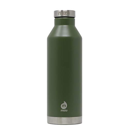 MIZU V8 Insulated Bottle with Stainless Steel Cap 800ml Enduro Army 2018 Trinkflasche