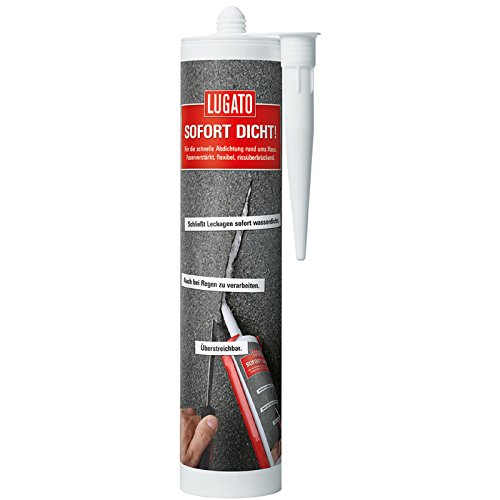 Lugato Sofort Dicht 310 ml - Wasserdichte, flexible Streichabdichtung für das Dach
