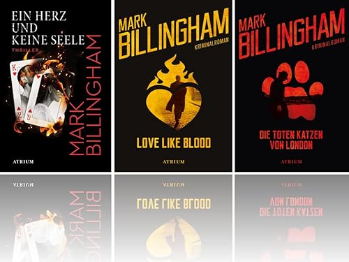 Mark Billingham | 3er Set als Taschenbuch | Ein Herz und keine Seele + Love like Blood + Die toten Katzen von London