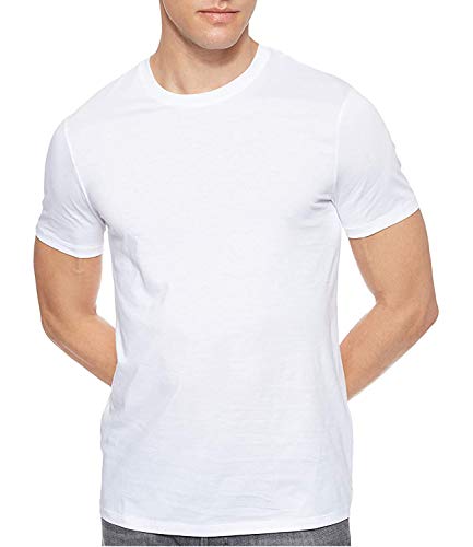 Armani Exchange Herren Pima small Logo T-Shirt, Weiß (White 1100), X-Large (Herstellergröße:XL)
