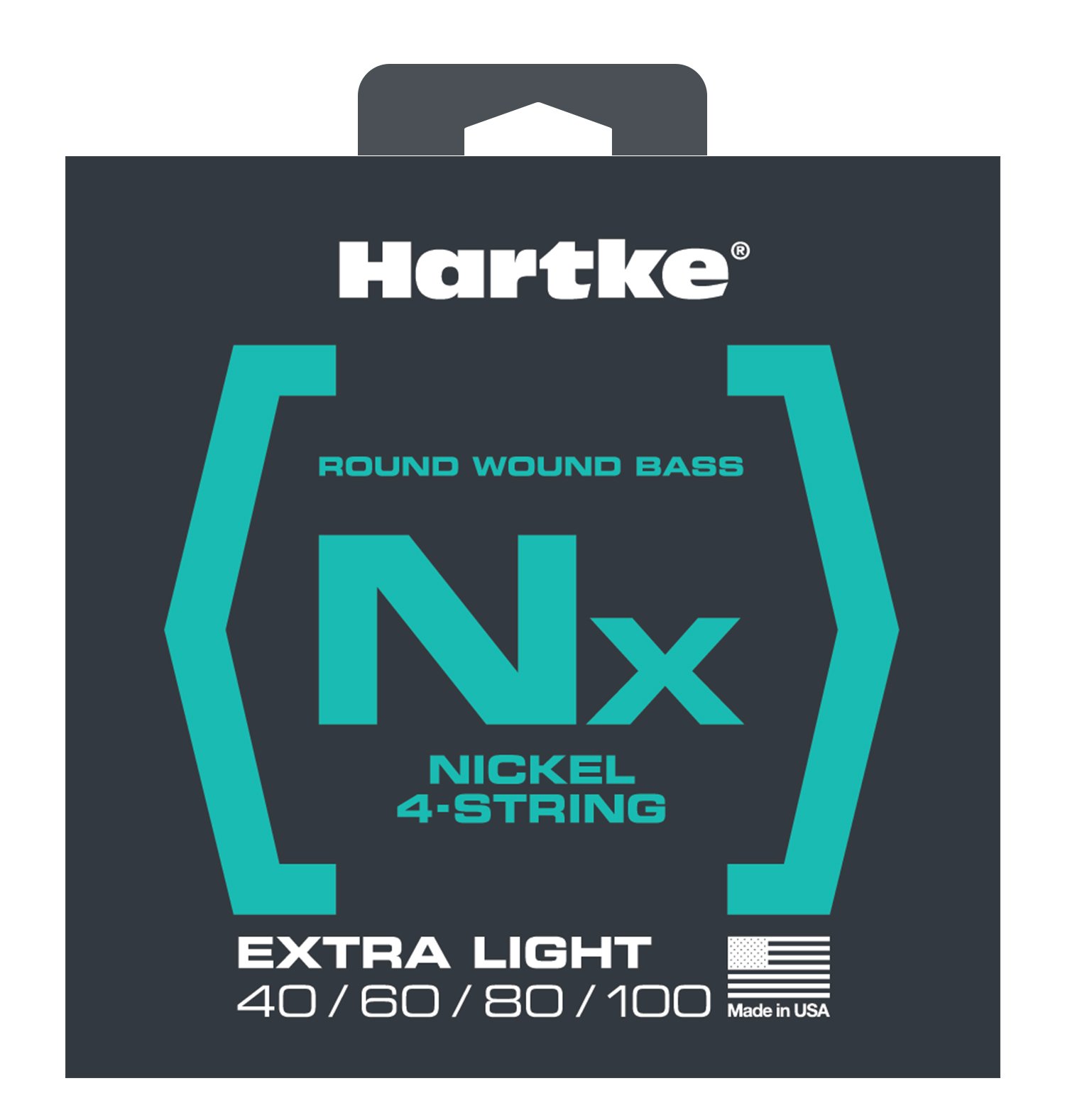 Hartke Bass Gitarre Saiten Nickel Extra Light 4-String