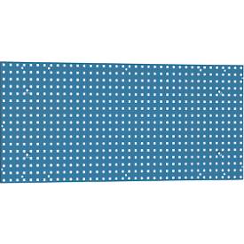 Lochplatte, zum Einhängen, 1950 x 900 mm, dunkelblau RAL 5009