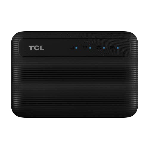 TCL Link Zone – MW63V, 4G mobiles Modem, LTE (CAT.6), WiFi, Hotspot bis zu 32 Benutzer Leicht und tragbar mit dedizierter Management-App, kompatibel mit eSIM, Black [Italien]