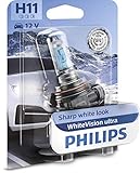 Philips WhiteVision ultra H11 Scheinwerferlampe, Einzelblister 12362WVUB1 Single blister
