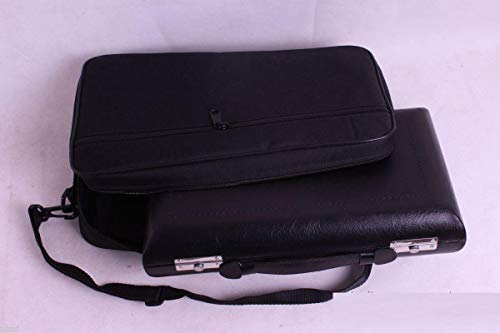 yinfente Oboe Fall Schwarz Farbe Hard Case Oboe Tasche, light starker Weiche Tasche Rückseite Gurt
