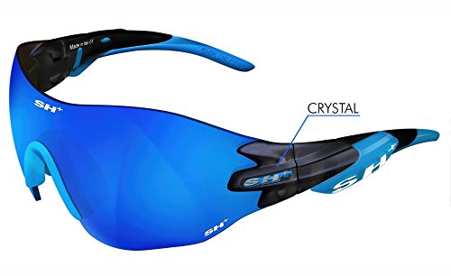 sh+ Rg5200Wx Revo Laser Sonnenbrille, Blue Graphi/Blue, Einheitsgröße