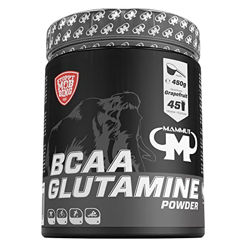Mammut BCAA Glutamin Powder, 450g Dose (2er Pack)