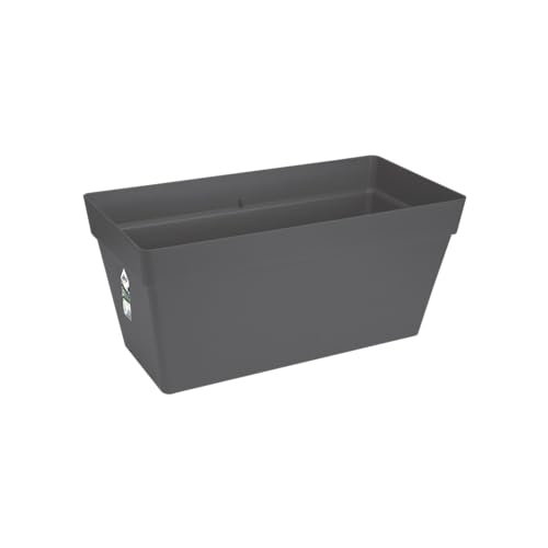 Elho Loft Urban Terrace Rollen 70 - Übertopf - Anthrazit - Draußen - L 34.8 x W 69.4 x H 32.1 cm