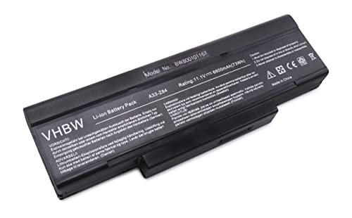vhbw Akku kompatibel mit LG E500, F1, F1-2224A, F1-2225A9, F1-2226A, F1-222EG, F1-2235A9, F1-2245A9 Notebook (6600mAh, 11,1V, Li-Ion)