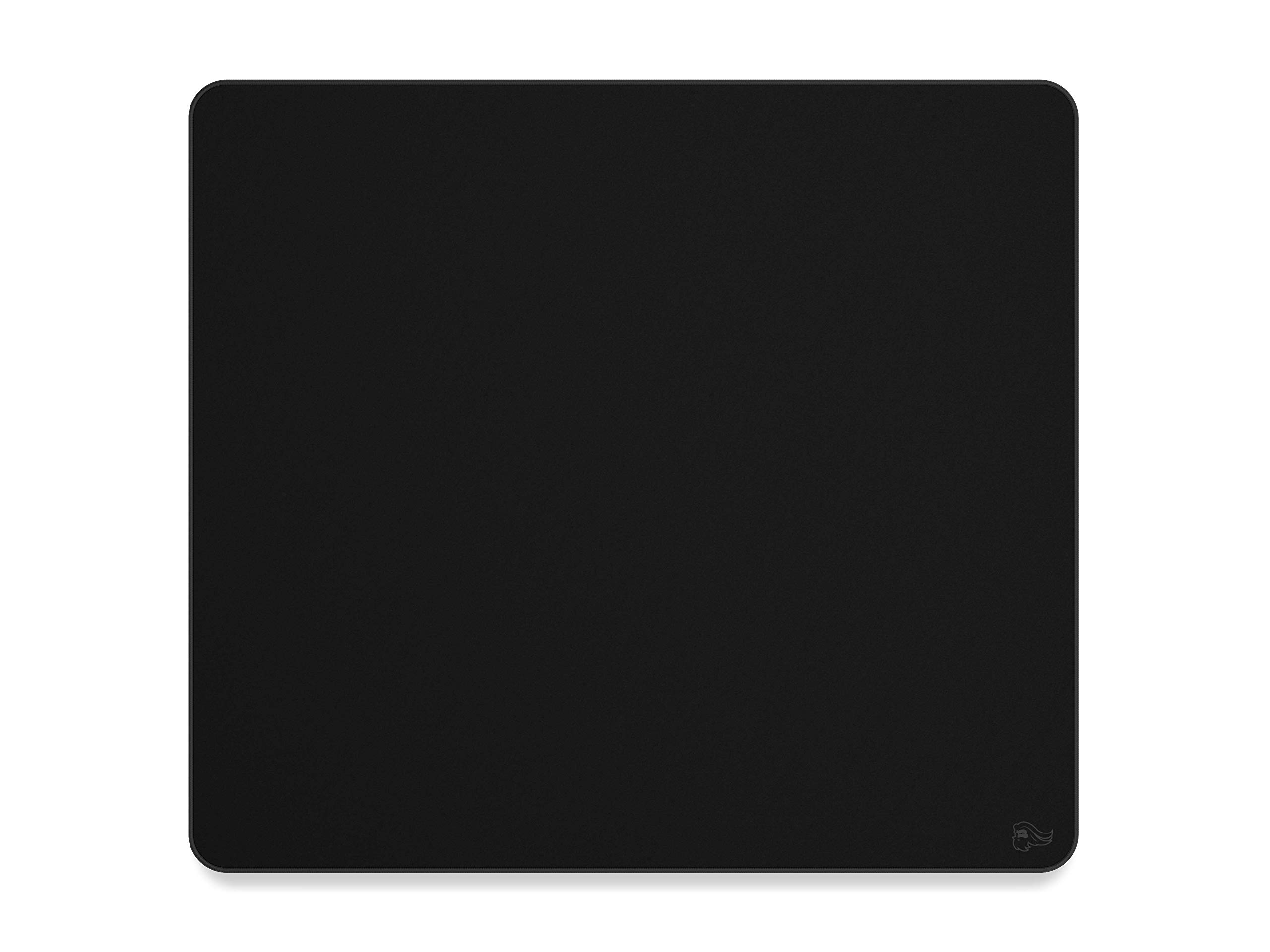 Glorious Gaming Cloth Gaming Mousepad (XL) - Gesteppte Ränder, Glatte Oberfläche für Speed & Control, rutschfeste Gummibasis, waschmaschinenfest, groß (460 x 410 x 2mm) - Black Stealth