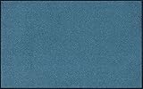 wash+dry Fußmatte, Steel Blue 75x120 cm, innen und außen, waschbar