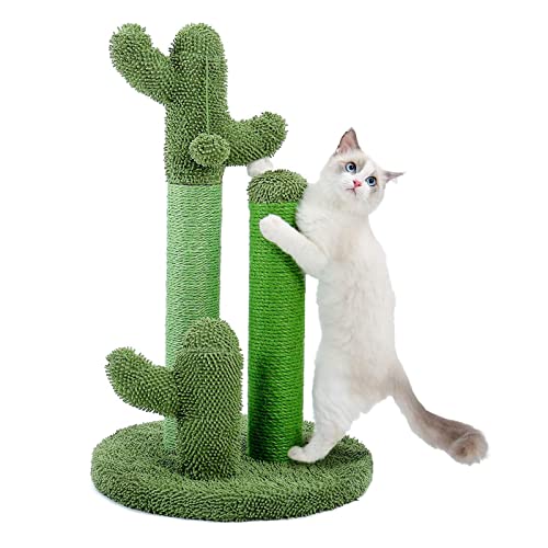 53,3 cm Für Katzenkratzer Kaktusform Lustiger Kätzchen Kratzbaum Für Katzenkratzer Für Indoor Katzen Kätzchen Schöne Deko Katze Scratcher Kaktus Hoch