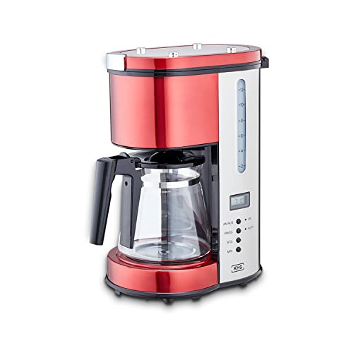 KHG Kaffeeautomat Rot Kunststoff 19,0cm B x 38,0cm H