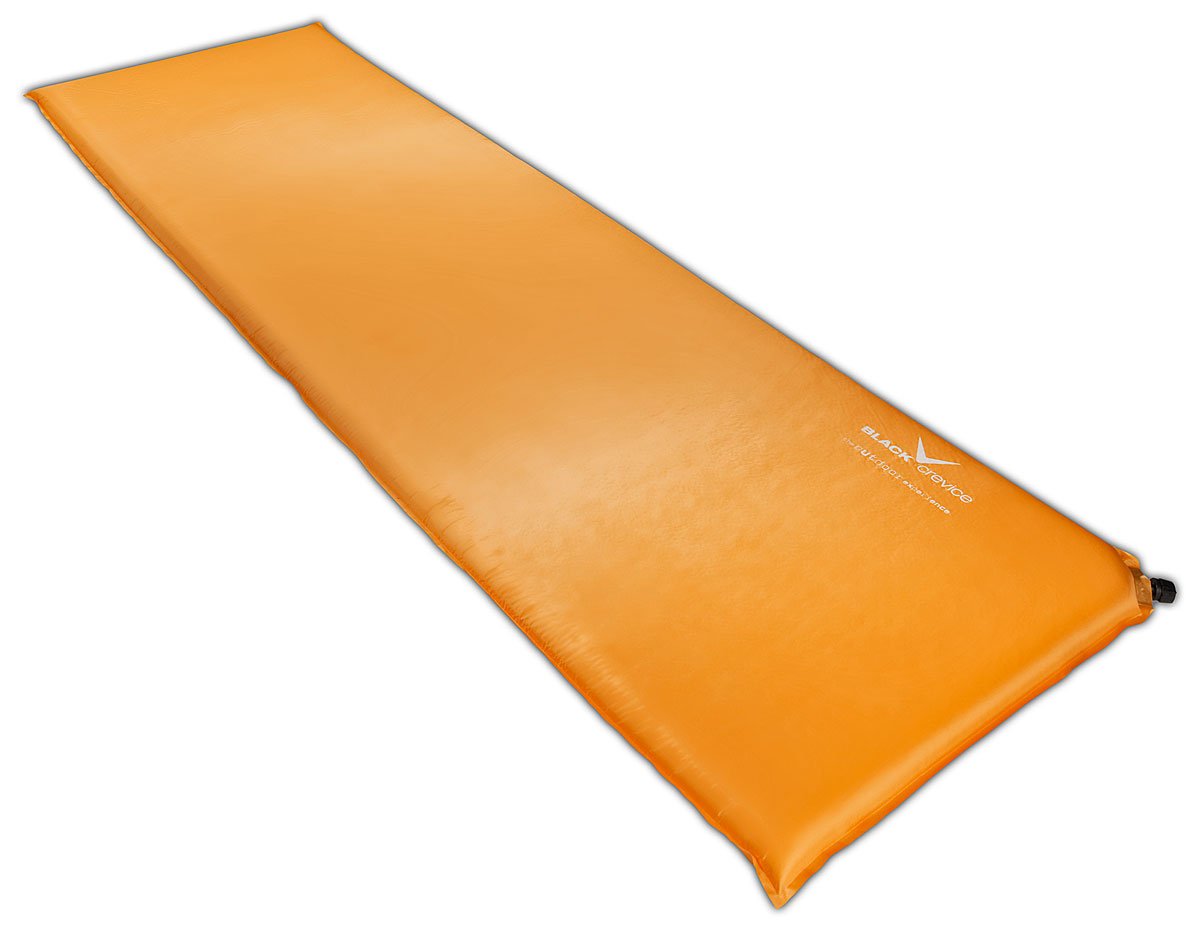 Black Crevice selbstaufblasbare Luftmatratze, orange, 10 cm