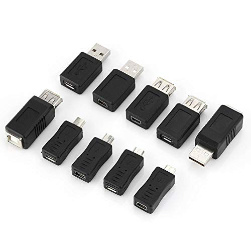 40 Stück USB Buchse Konverter, High-Speed USB2.0 Wechsler Adapter Kit, High-Speed USB2.0 Wechsler Adapter Kit für Computer Tablet