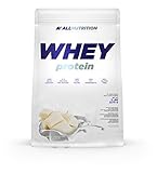 ALLNUTRITION Whey Protein Konzentrat Pulver - Muskelaufbau mit verzweigten Aminosäuren BCAA Leicht resorbierbar für Sportler und aktive Menschen - 2270 g Weiße Schokolade