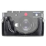 LISUONG Aliso 1/4 Zoll Gewinde PU Leder Kamera Half Case Base for Leica M10 (schwarz) (Color : Black)