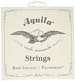 Aquila 68U Bass-Ukulele 4string-Satz 68U, Thundergut, GDAE, hohe Stimmstabilität weiß