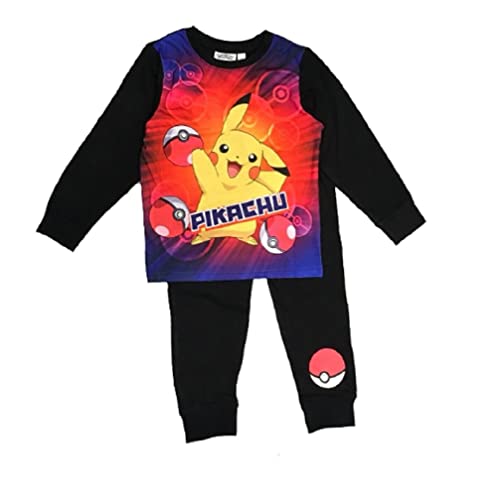 Pokemon-Pyjama für Jungen oder Mädchen mit Pikachu, Größe 11–12 Jahre
