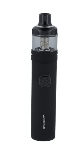 Vaporesso GTX GO 40 E Zigarette | 1500mAh | bis 40 Watt | 3,5 ml Tankvolumen | 0,6 Ohm Head inklusive | Farbe: schwarz