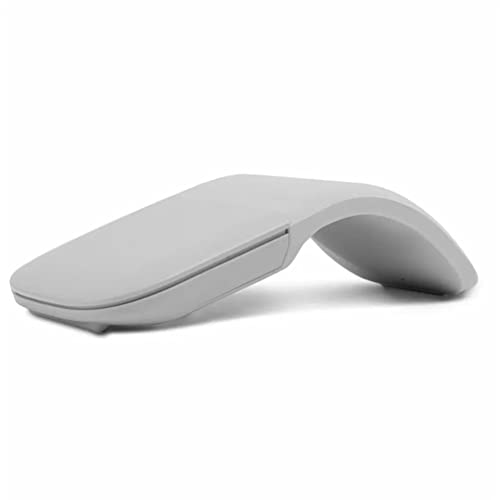 Bluetooth Klapp Maus, Leise Kabellose Mäuse, Kompatibel für Microsoft PC MacBook OS Laptop (unterstützt alle Systeme) (Weiß)