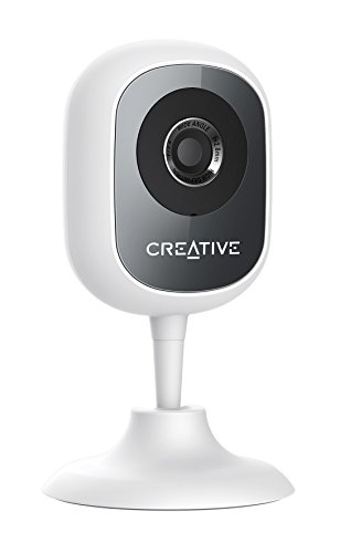 Creative Live! Cam IP SmartHD - WLAN-Überwachungskamera, weiß