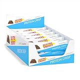 DEXTRO ENERGY PROTEIN CRISP SCHOKOLADE - 24x50g (24er Pack) - Audauer Protein Bar mit 3:1 Verhältnis von Kohlenhydraten und Protein, Eiweißriegel für Workout und Regeneration, Glutenfrei