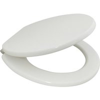 WELLWATER WC-Sitz »Pizol«, MDF, oval, mit Softclose-Funktion - weiss