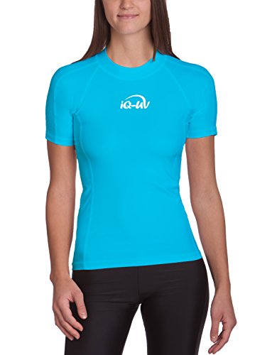 iQ-UV Damen 300 Slim Fit UV T-Shirt, Türkis, L (42)