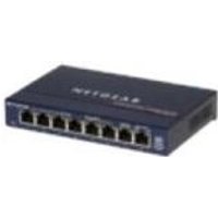 NETGEAR ProSafe GS108 8 Port Gigabit Desktop Switch - Switch - 8 Anschlüsse - EN, Fast EN, Gigabit EN - 10Base-T, 100Base-TX, 1000Base-T (GS108GE)