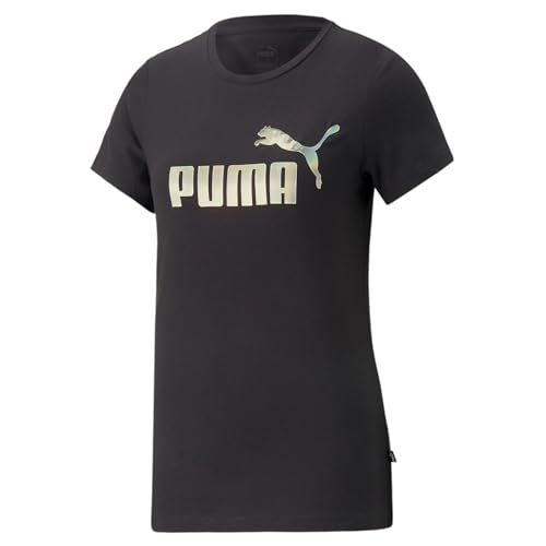 PUMA Damen ESS+ Nova Shine Tee T-Shirt, Schwarz, S