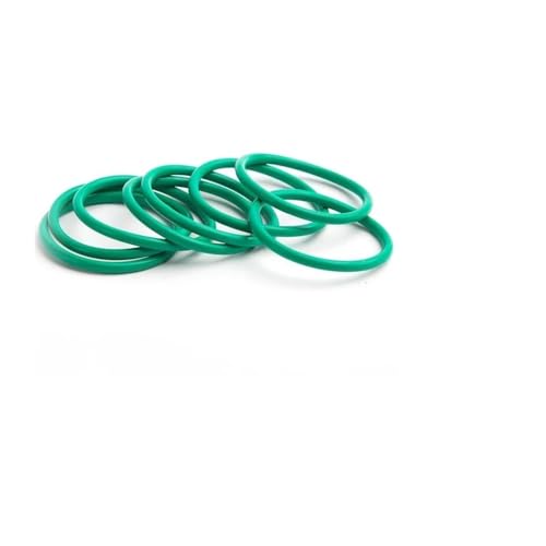 CS 3 mm FKM O-Ring, Fluorkautschuk-O-Ring-Dichtung, mechanische Dichtungsscheibe, Dichtungsring Außendurchmesser 41 mm – 100 mm, 10 Stück in einer Packung (Color : Green, Size : OD 84MM_3MM)