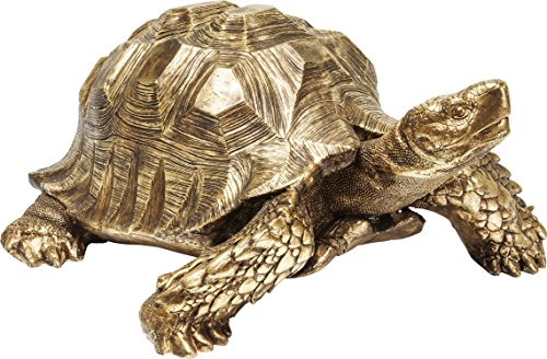 Kare Deko Turtle Gold XL Figur, Plastik, 77 x 95 x 43 cm