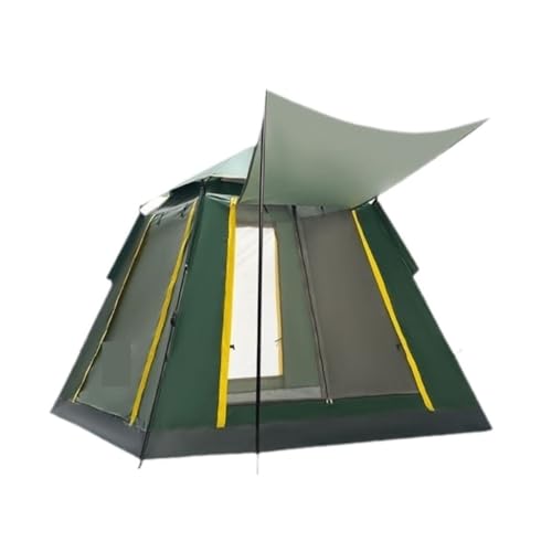 Zelt aufblasbar Zelt Outdoor Camping Winddicht Zelt Camping Vollautomatische Doppelschicht Zelt Outdoor Tragbare Markise Camping Tent (Color : Green, Size : A)