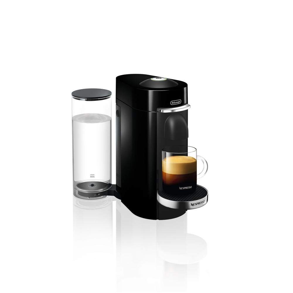 De'Longhi Nespresso Vertuo Plus | ENV 155.B Kaffeekapselmaschine | Eine Kaffeemaschine, 5 Tassengrößen | Inkl. Willkommenspaket mit 12 Kapseln | 1,7 L | schwarz