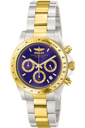 Invicta 3644 Speedway Unisex Uhr Edelstahl Quarz blauen Zifferblat