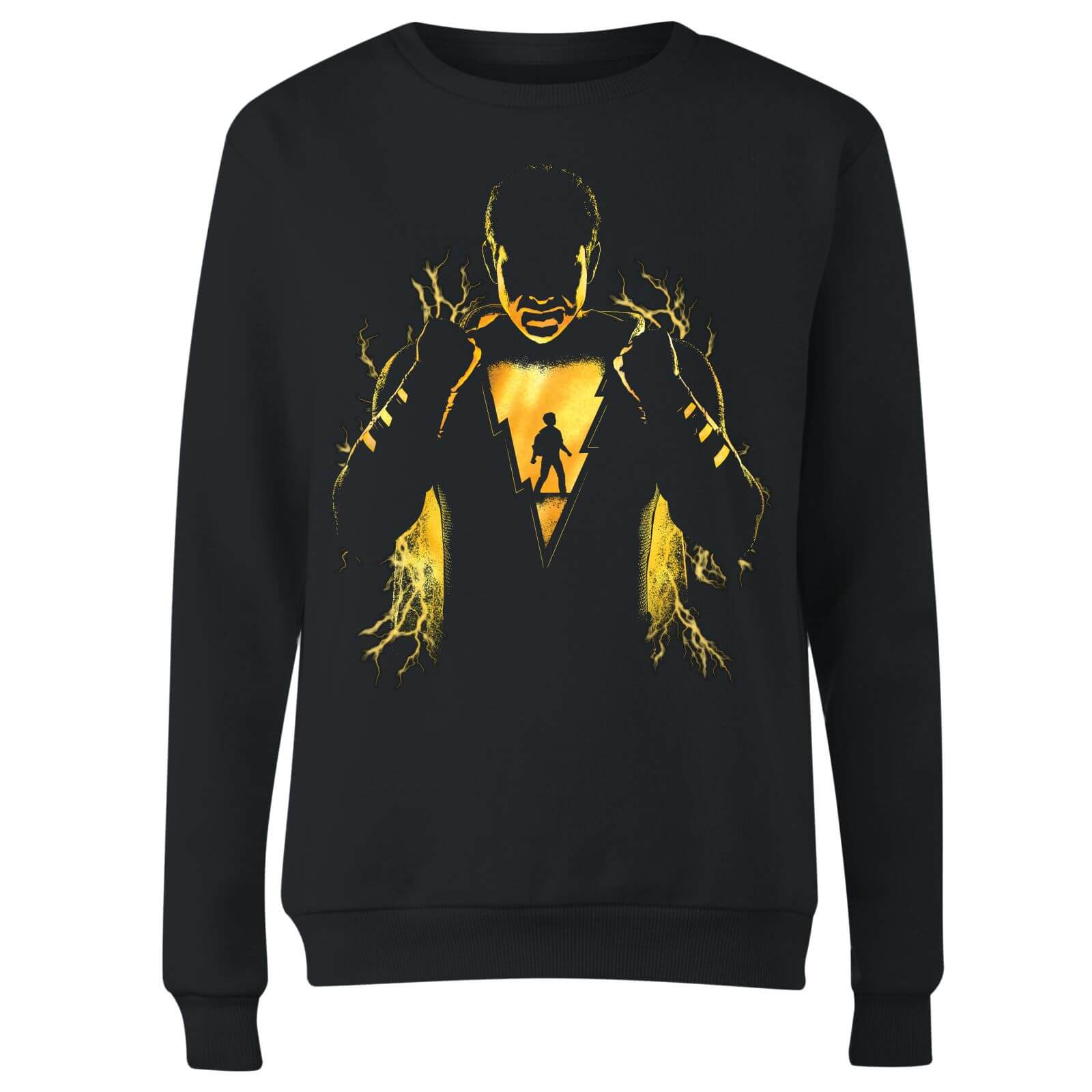 Shazam Lightning Silhouette Women's Sweatshirt - Black - S - Schwarz 4