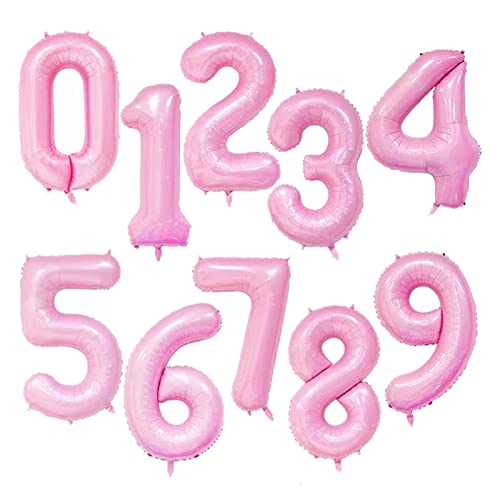 ❀ Geburtstag Party Luftballons, Party-Baby-Luftballons, Luftballons, 40 Zoll, große Folien-Geburtstagsballons, Zahlenballon 0–9, alles Gute for Geburtstag, Hochzeitsfeier, Dekorationen, Dusche, große