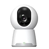 Logicom Home Überwachungskamera für den Außenbereich, HD 1080p, Cammy Outdoor, Home Security, WLAN, Bewegungserkennung, Infrarot-Nachtsicht, programmierbar, mit Appli, Weiß