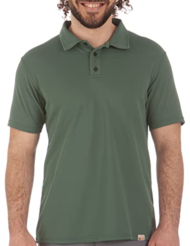 iQ-UV Herren UV Polo Shirt Outdoor Grün 3XL (58)